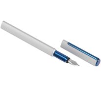 Ручка перьевая PF One, серебристая с синим арт.14222.14