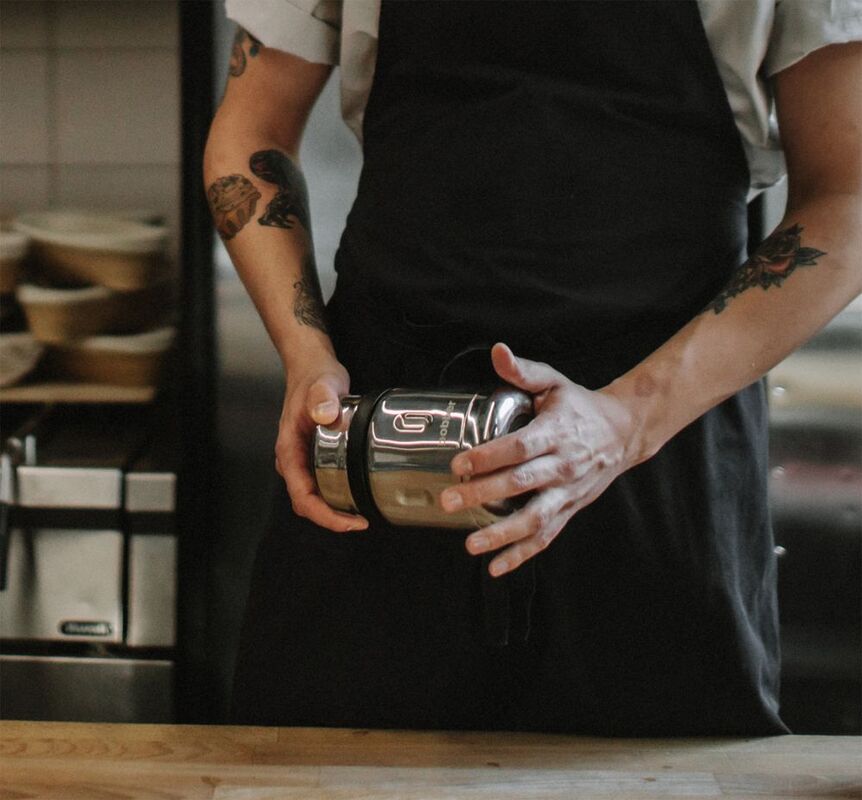 Термос для еды Jerrycan 470, вакуумный, стальной зеркальный арт.14702.10