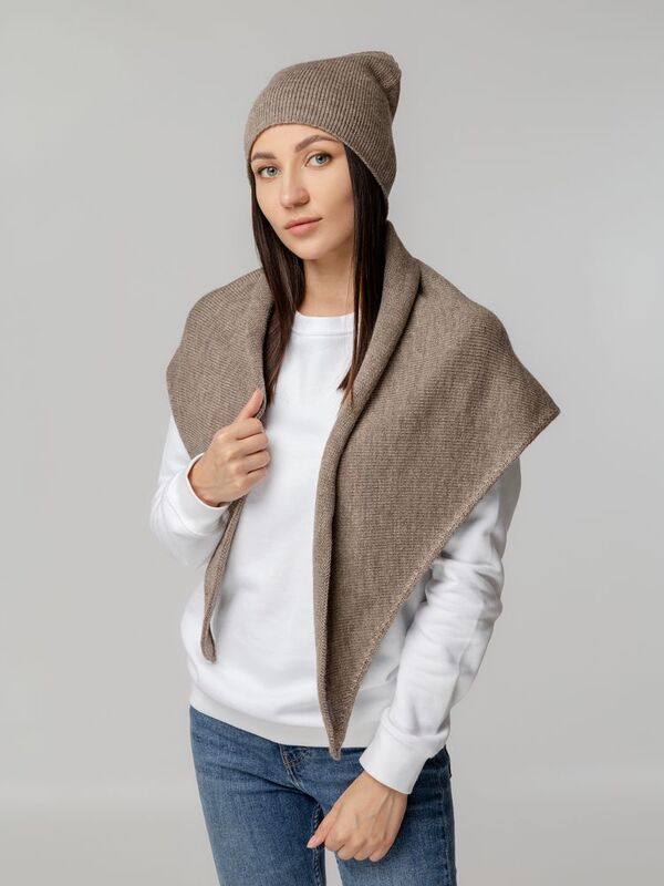 Шапка Dalia, светло-коричневая арт.20020.55