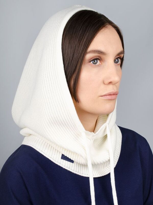 Капор-капюшон Zaliv, молочный арт.18100.60