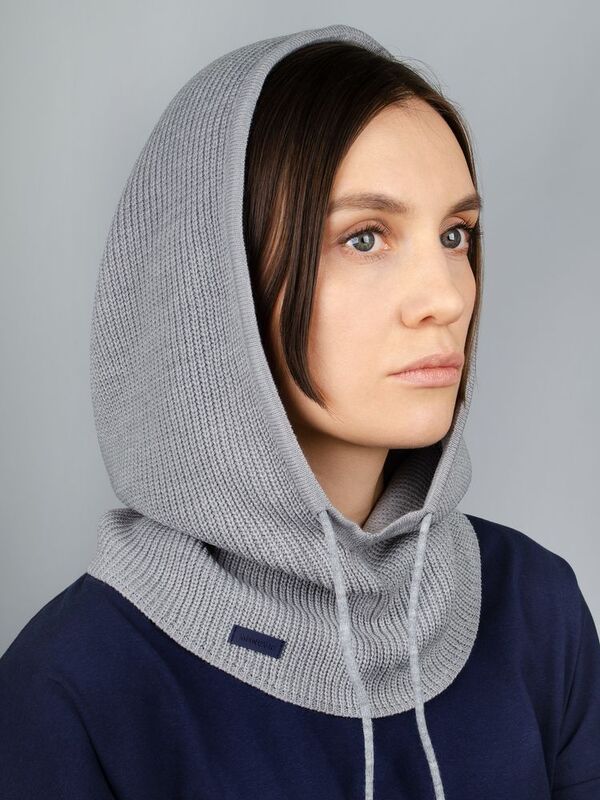 Капор-капюшон Zaliv, серый арт.18100.11