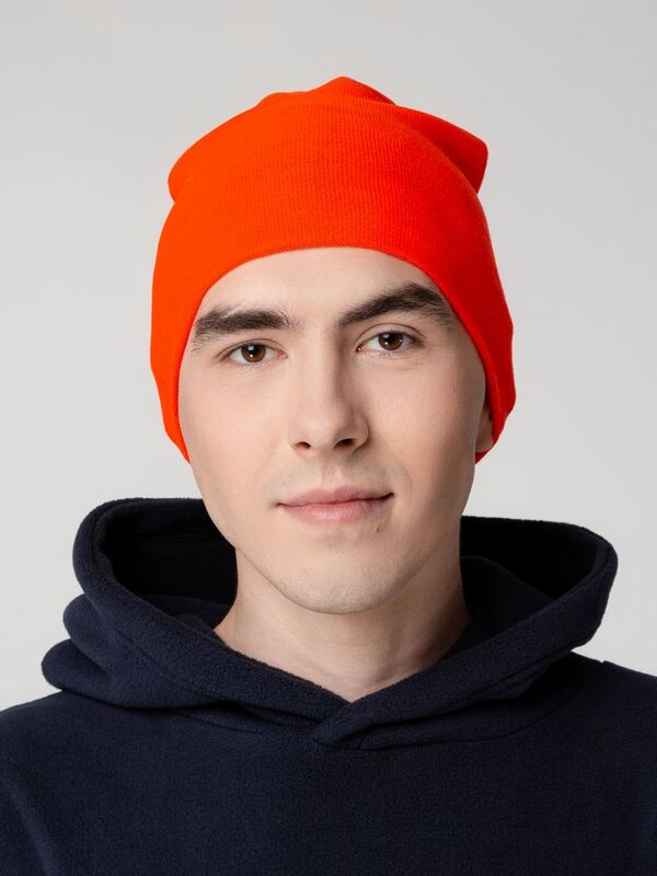 Шапка Hey, красно-оранжевая (кармин) арт.19009.56