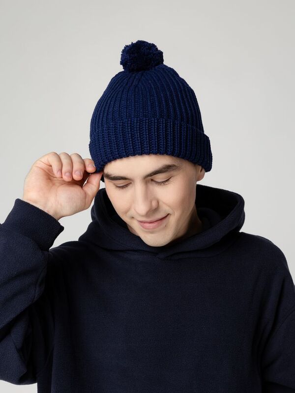 Шапка Nordvik, темно-синяя арт.20452.44