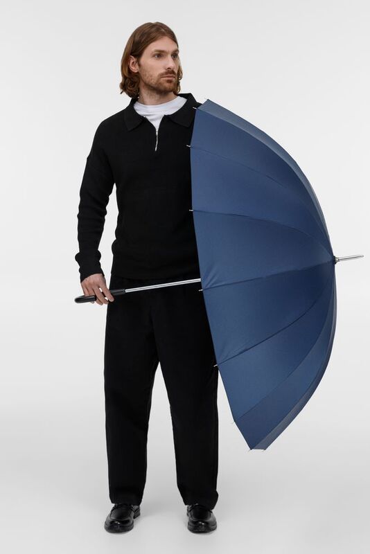 Зонт-трость Hit Golf, темно-синий арт.15035.43