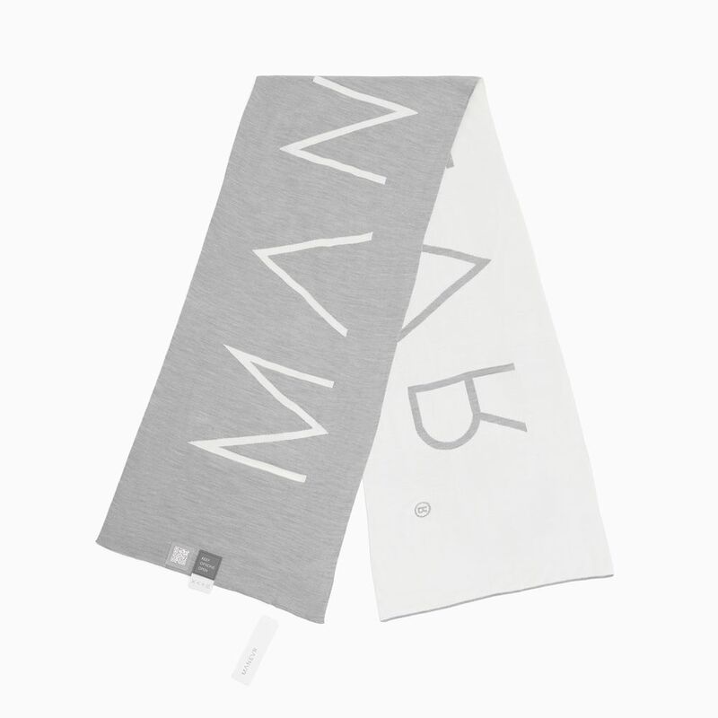 Шарф Bereg, молочный с серым арт.17176.61