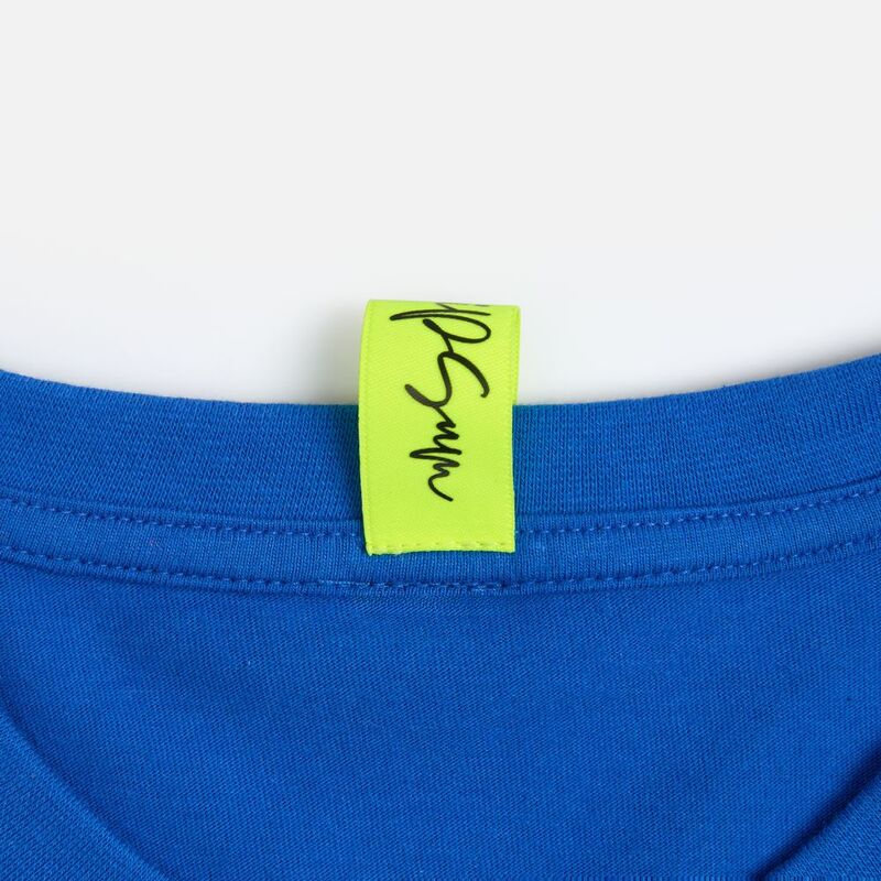 Лейбл тканевый Epsilon, S, желтый неон арт.13940.89