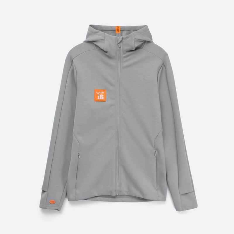 Лейбл тканевый Epsilon, S, оранжевый неон арт.13940.22