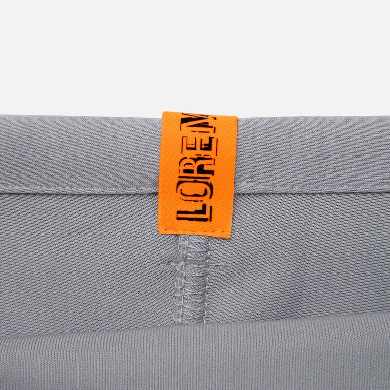 Лейбл тканевый Epsilon, S, оранжевый неон арт.13940.22