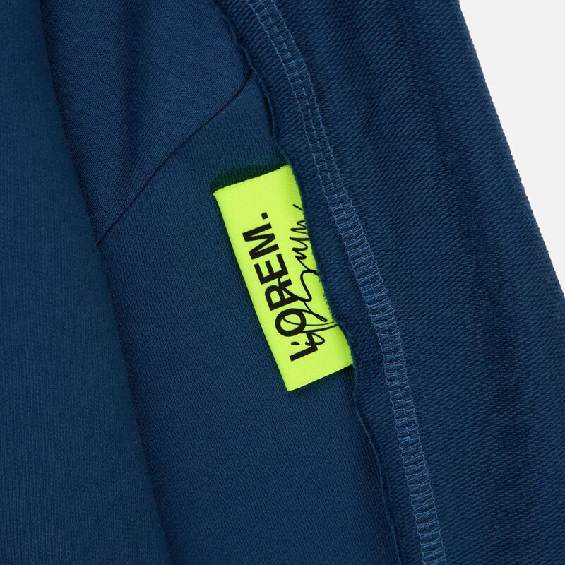 Лейбл тканевый Epsilon, L, желтый неон арт.13942.89