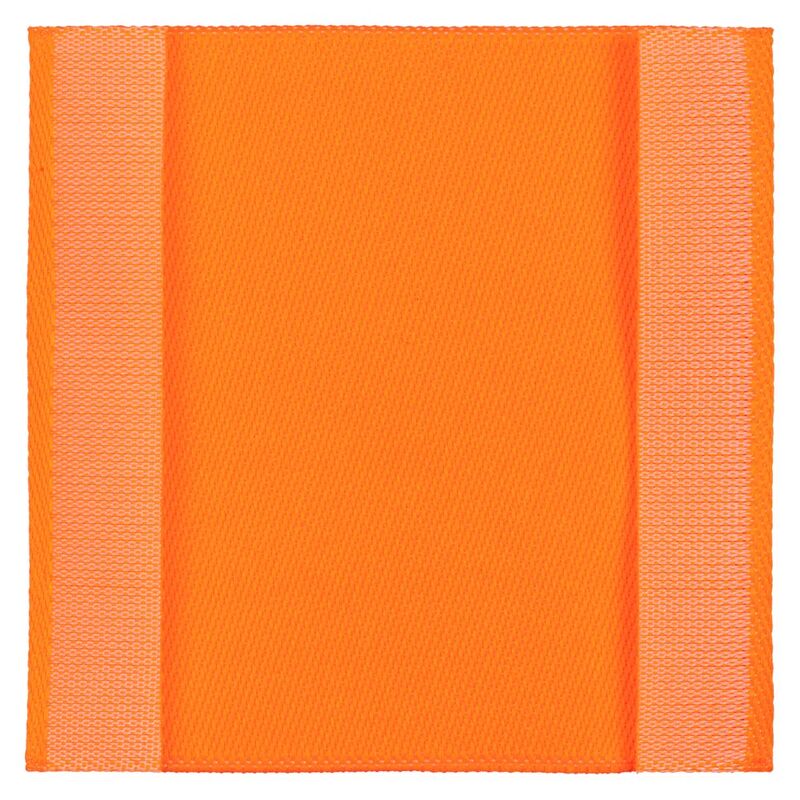 Лейбл тканевый Epsilon, L, оранжевый неон арт.13942.22