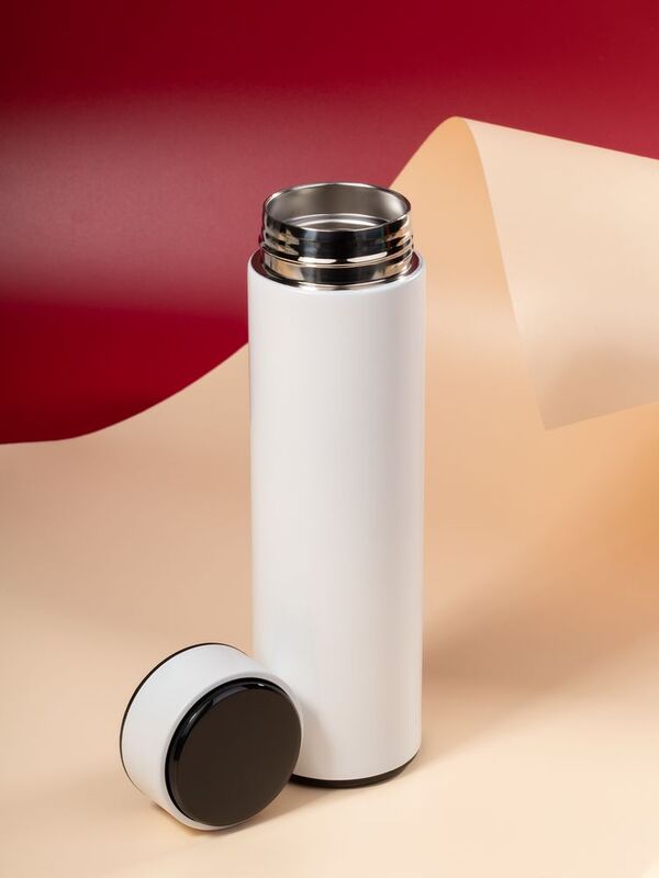 Смарт-бутылка с заменяемой батарейкой Long Therm, белая арт.14314.60