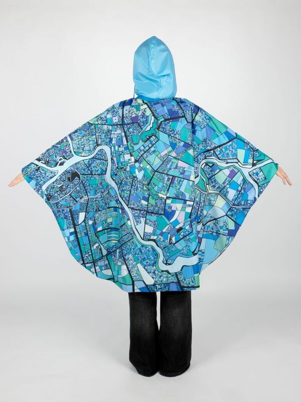 Дождевик-пончо AquaStop взрослый на заказ, разноцветный, единый размер арт.18955.01