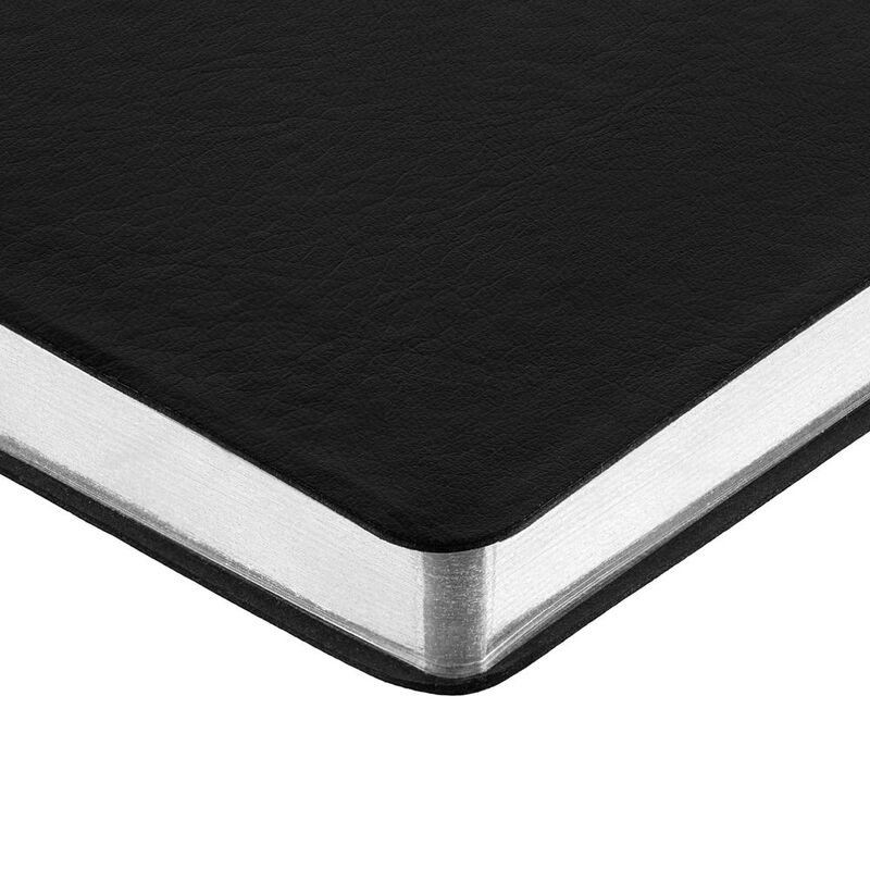 Ежедневник Nebraska Flex, недатированный, черный с серебристым арт.22008.31