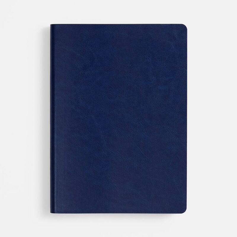 Ежедневник Nebraska Flex, недатированный, синий с серебром арт.22008.41