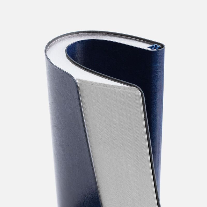 Ежедневник Nebraska Flex, недатированный, синий с серебром арт.22008.41