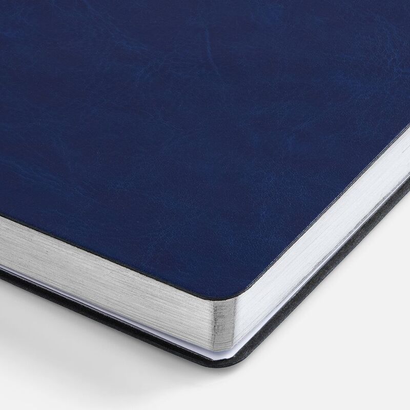 Ежедневник Nebraska Flex, недатированный, синий с серебром арт.22008.41