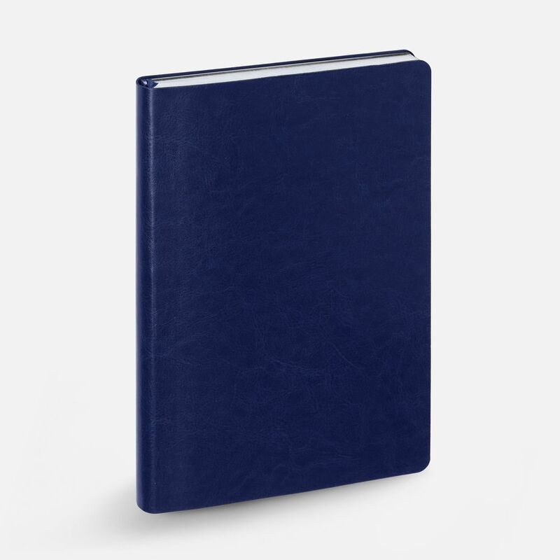 Ежедневник Nebraska Flex, недатированный, синий с серебром арт.22008.41