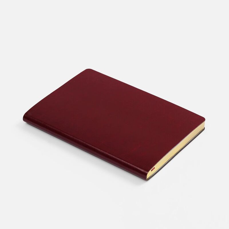 Ежедневник Nebraska Flex, недатированный, бордовый с золотистым арт.22008.50