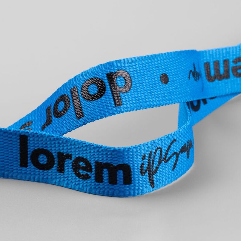 Лента для бейджа с печатью SilkPrint на заказ арт.18952.01