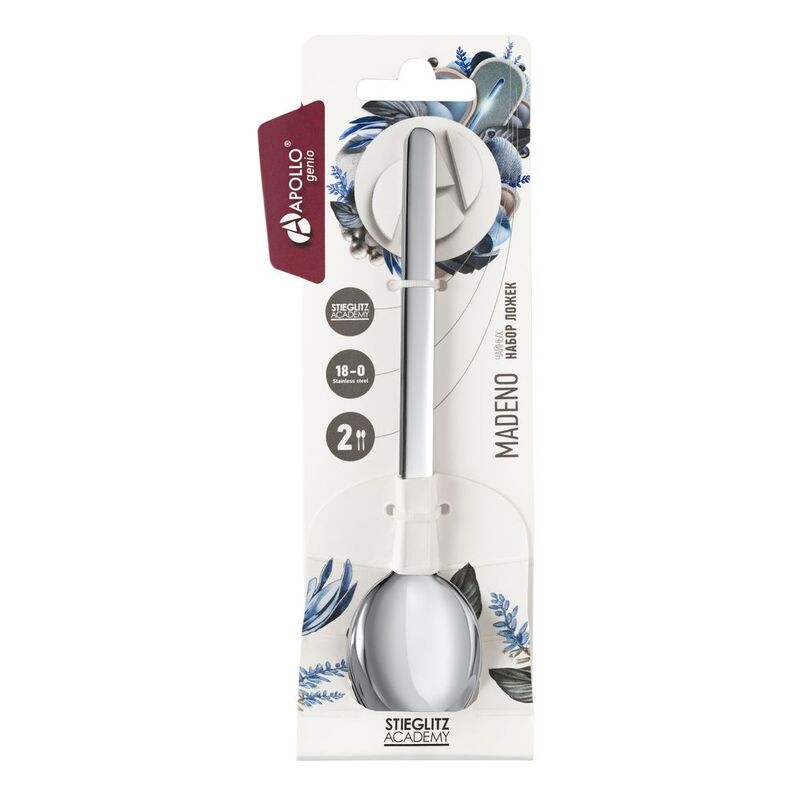 Набор из 2 чайных ложек Madeno арт.15272.00