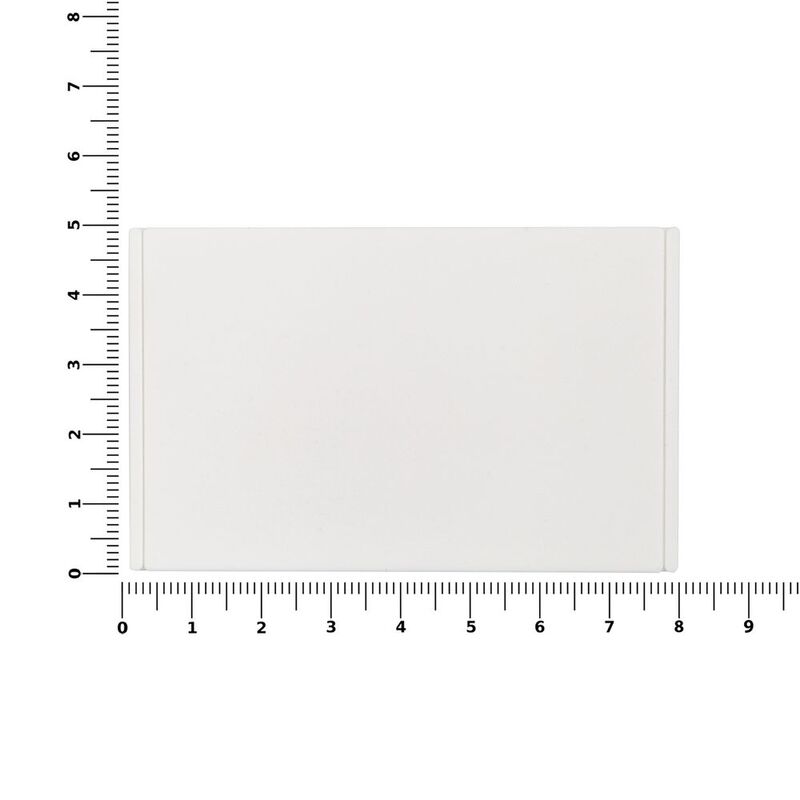 Лейбл из ПВХ Dzeta, ХL, белый арт.15355.60