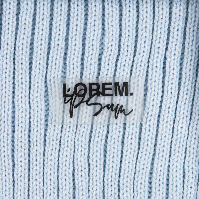 Лейбл из ПВХ Dzeta, XS, прозрачный арт.13916.00