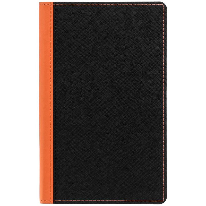 Ежедневник Nice Twice, недатированный, черный с оранжевым арт.22041.32