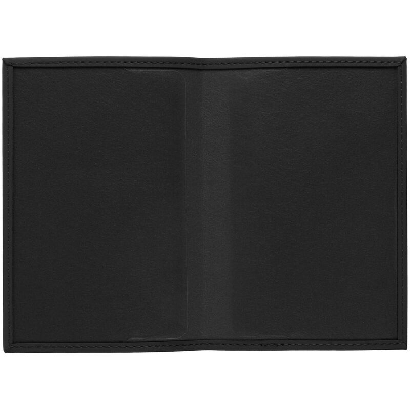 Обложка для паспорта Shall, черная арт.17677.30