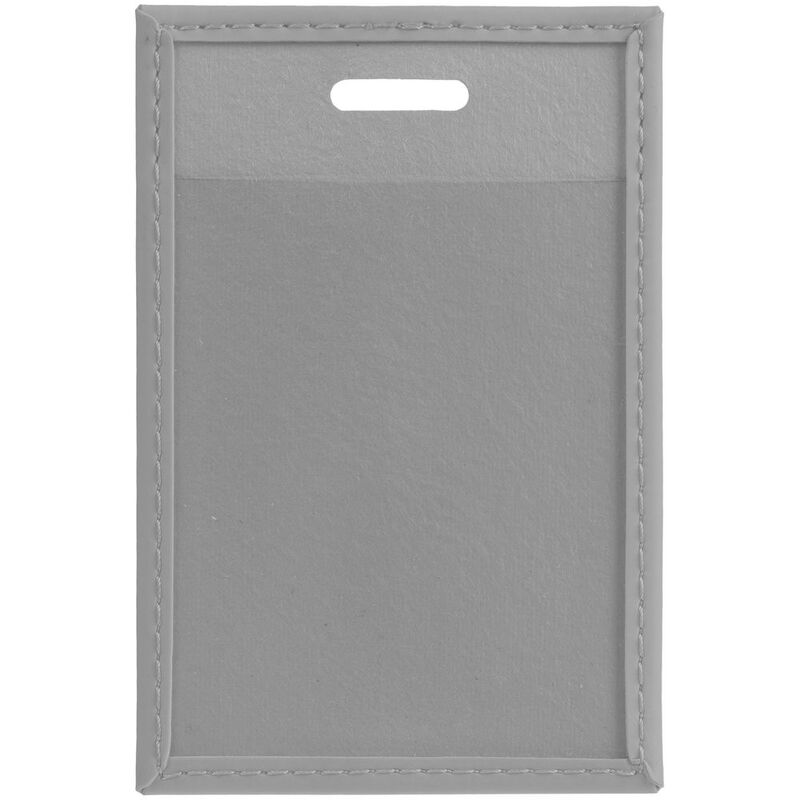 Чехол для пропуска Shall, серый арт.17671.10