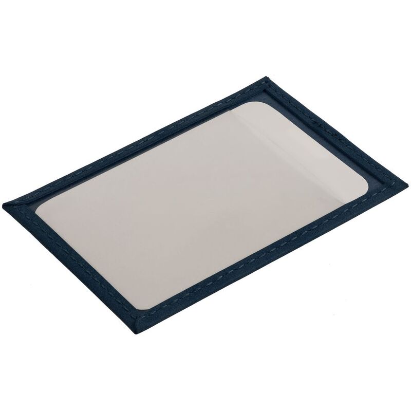 Чехол для пропуска Nubuk, синий арт.18098.40