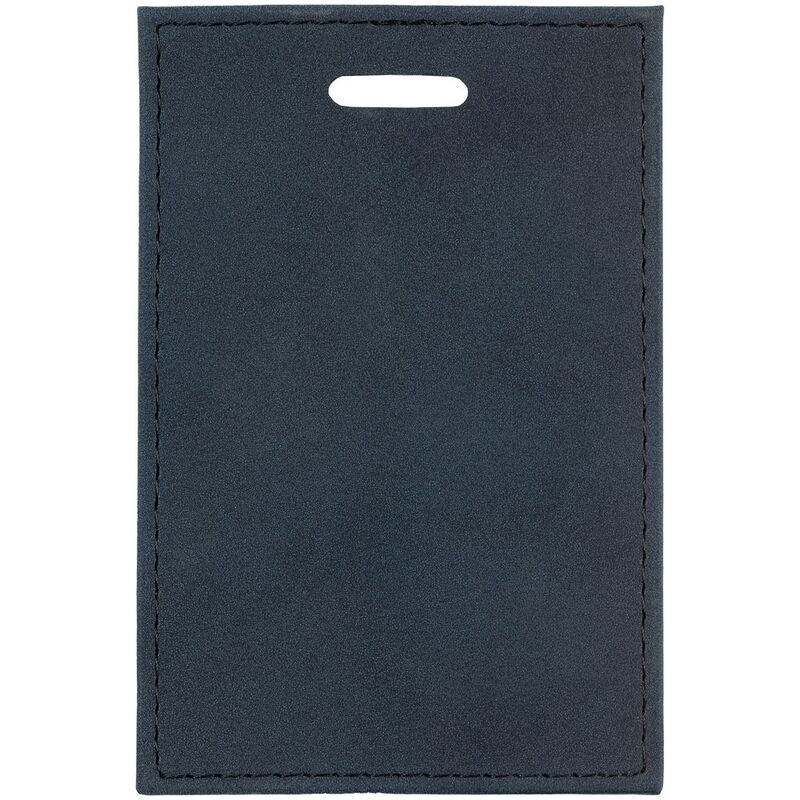 Чехол для пропуска Nubuk, синий арт.18098.40