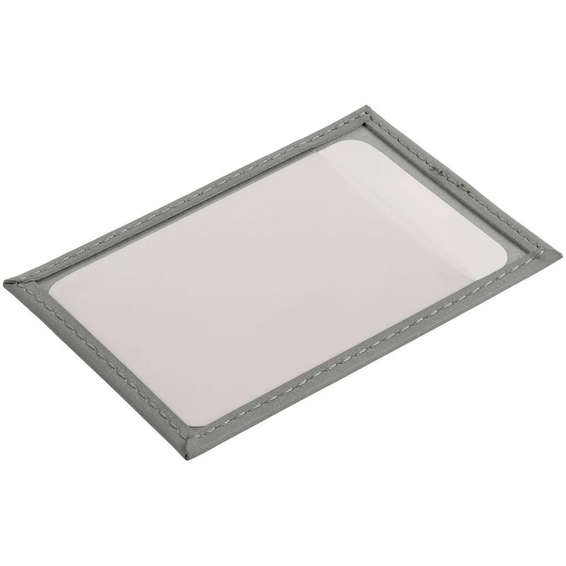 Чехол для пропуска Nubuk, светло-серый арт.18098.11