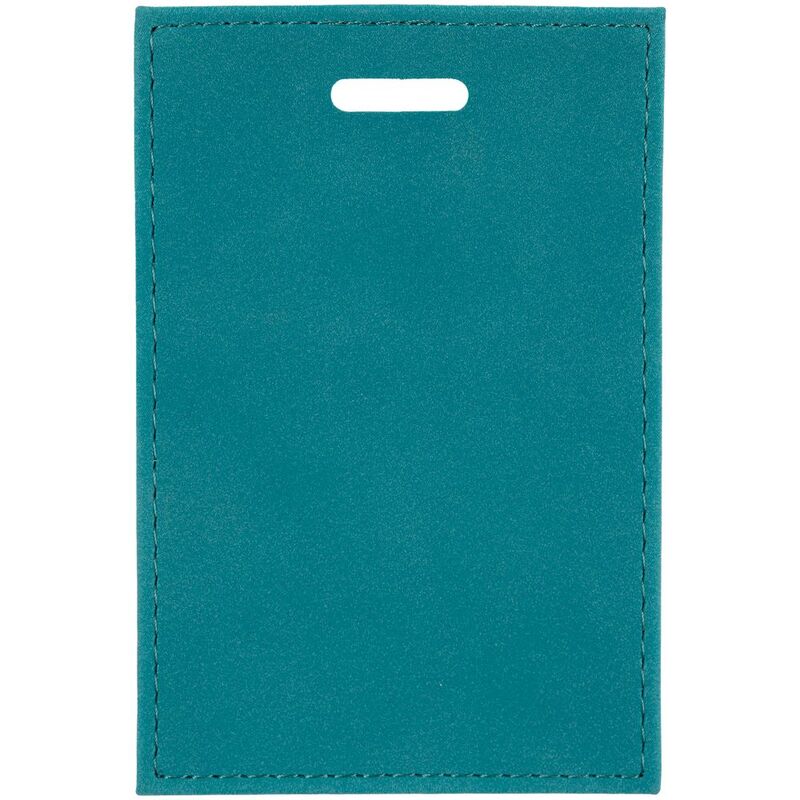 Чехол для пропуска Nubuk, бирюзовый арт.18098.49