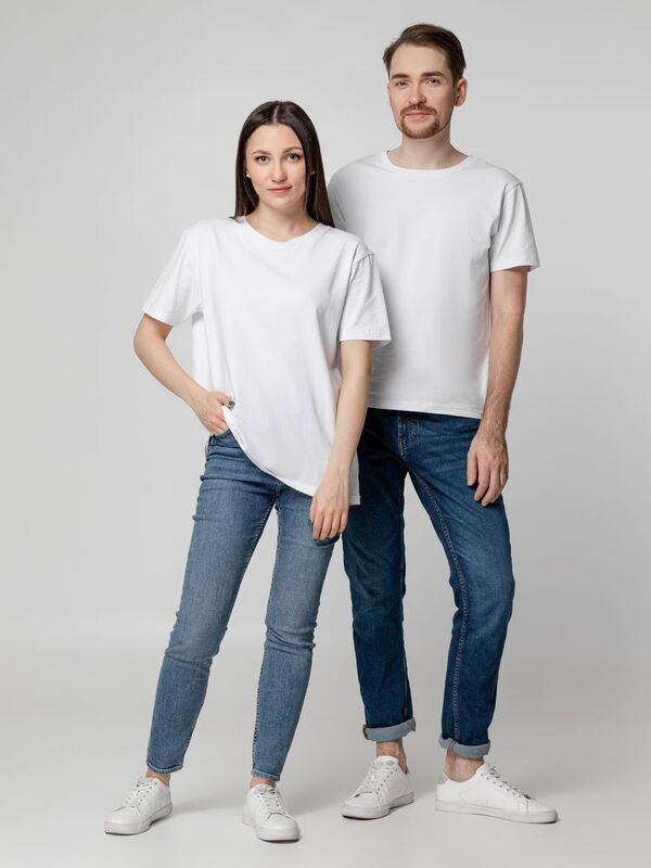 Футболка унисекс Tervu, белая арт.15214.60