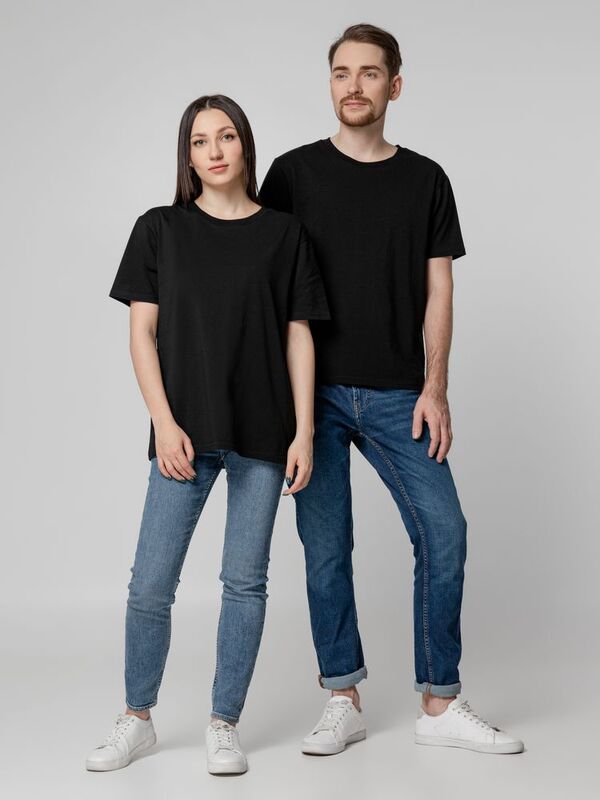 Футболка унисекс Tervu, черная арт.15214.30