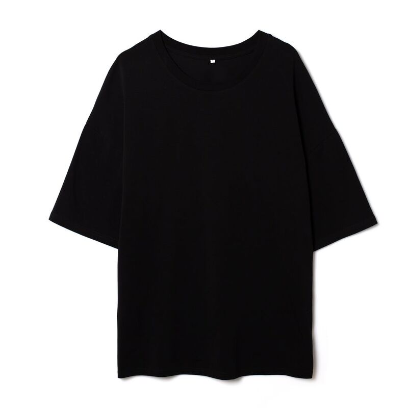 Футболка унисекс оверсайз Crosstown, черная арт.15213.30