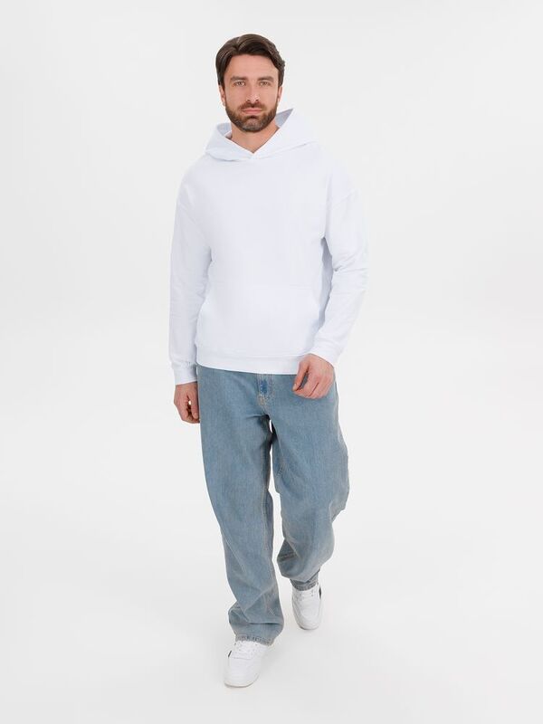 Худи оверсайз унисекс Outshine, белое арт.15029.60