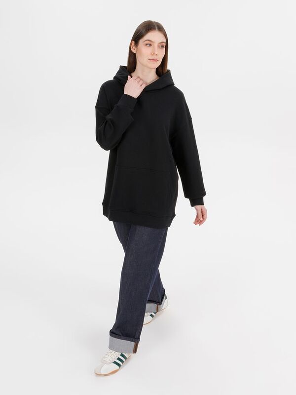 Худи оверсайз унисекс Outshine, черное арт.15029.30