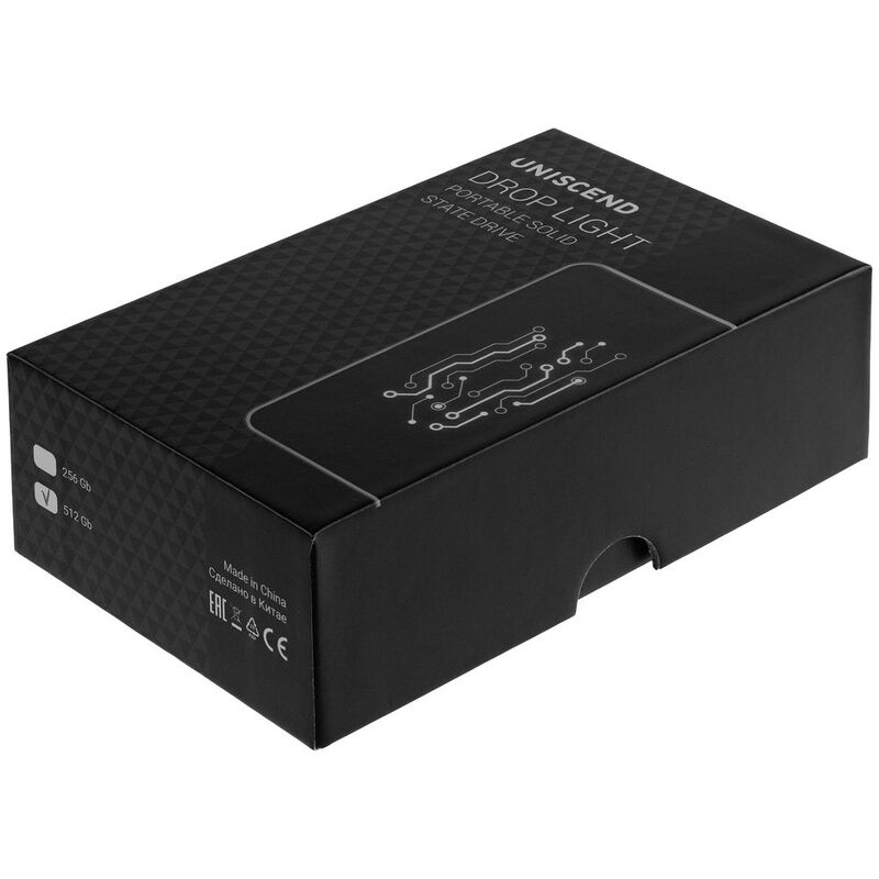 Внешний SSD диск Drop Light, с подсветкой гравировки, 512 Гб арт.23999.12