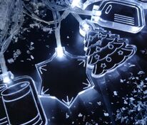 Светодиодная гирлянда Fuel Up, нефть и газ арт.30154