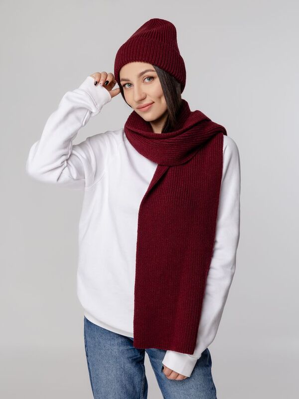 Шапка Tommi, бордовая арт.19007.50