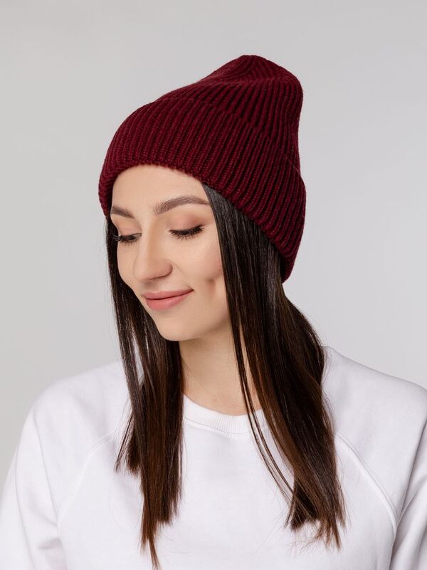 Шапка Tommi, бордовая арт.19007.50