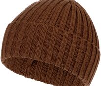 Шапка Uni, коричневая (терракота) арт.18557.55
