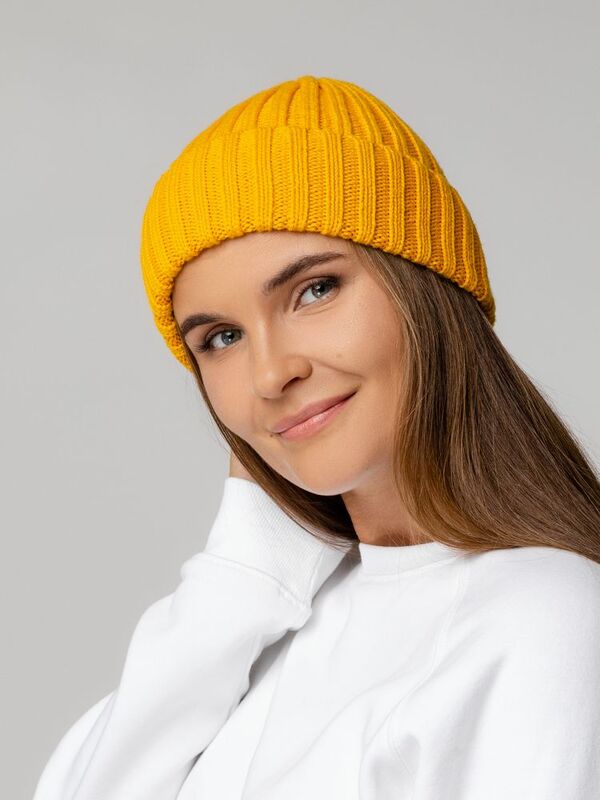 Шапка Uni, желтая арт.18557.80
