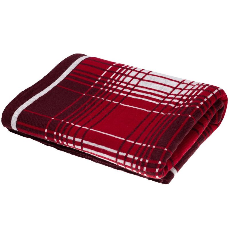 Плед Duotone, красный с белым арт.19029.56