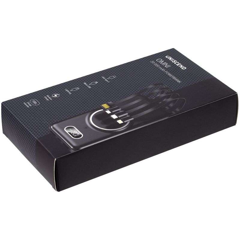 Внешний аккумулятор Omni XL 20000 мАч, черный арт.24007.30