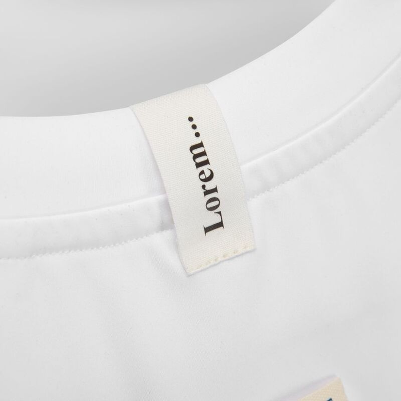 Лейбл хлопковый Doni, S, беленый арт.16189.00