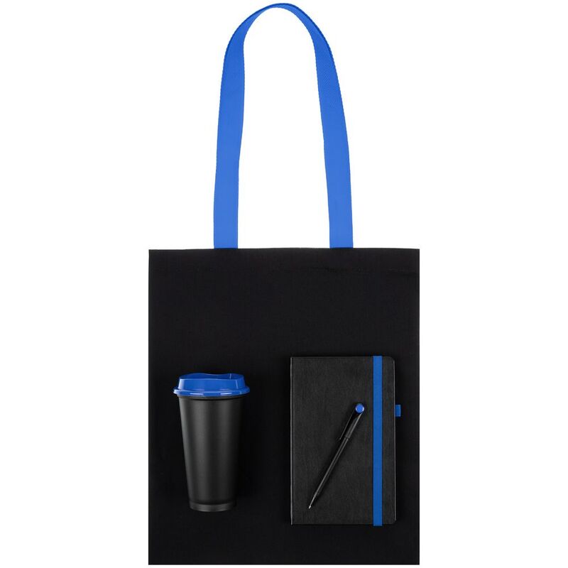 Набор Velours Bag, черный с синим арт.15205.34