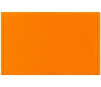 Лейбл из ПВХ Dzeta, ХL, оранжевый неон арт.15355.22