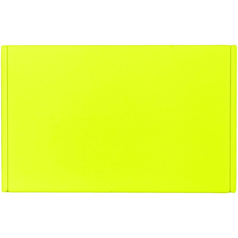 Лейбл из ПВХ Dzeta, ХL, желтый неон арт.15355.89